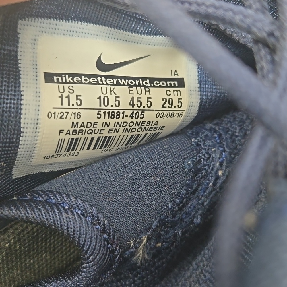 Nike Rosherun Navy Running shoes - Picture 7 of 7